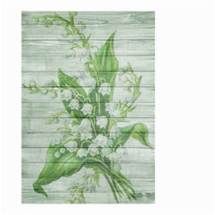 On Wood May Lily Of The Valley Small Garden Flag (two Sides)