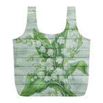 On Wood May Lily Of The Valley Full Print Recycle Bags (L)  Front