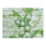 On Wood May Lily Of The Valley Double Sided Flano Blanket (Mini)  35 x27  Blanket Front