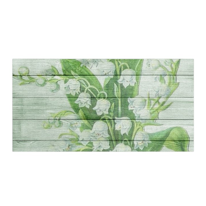 On Wood May Lily Of The Valley Satin Wrap