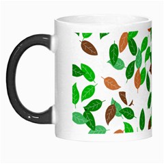 Leaves True Leaves Autumn Green Morph Mugs by Simbadda