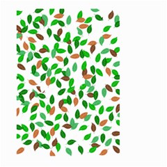 Leaves True Leaves Autumn Green Large Garden Flag (two Sides)