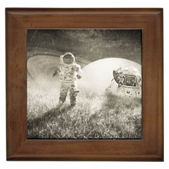 Astronaut Space Travel Space Framed Tiles