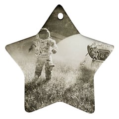 Astronaut Space Travel Space Ornament (Star)