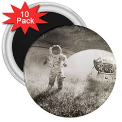 Astronaut Space Travel Space 3  Magnets (10 pack) 