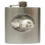 Astronaut Space Travel Space Hip Flask (6 oz) Front