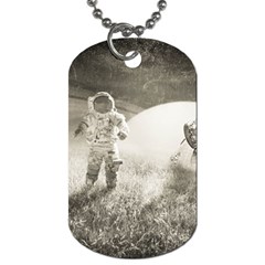 Astronaut Space Travel Space Dog Tag (Two Sides)