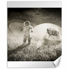 Astronaut Space Travel Space Canvas 16  X 20   by Simbadda