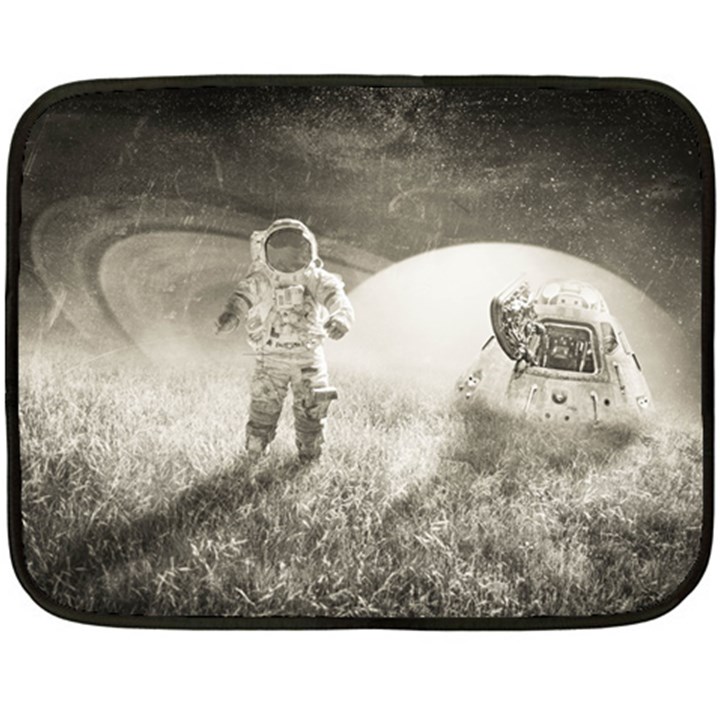 Astronaut Space Travel Space Fleece Blanket (Mini)