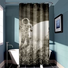 Astronaut Space Travel Space Shower Curtain 36  x 72  (Stall) 