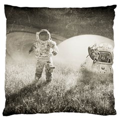 Astronaut Space Travel Space Large Cushion Case (two Sides) by Simbadda