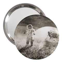 Astronaut Space Travel Space 3  Handbag Mirrors