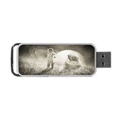 Astronaut Space Travel Space Portable Usb Flash (one Side) by Simbadda