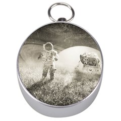 Astronaut Space Travel Space Silver Compasses