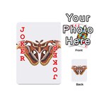 Butterfly Animal Insect Isolated Playing Cards 54 (Mini)  Front - Joker2