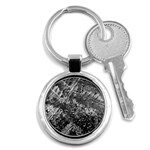 Fern Raindrops Spiderweb Cobweb Key Chains (Round)  Front