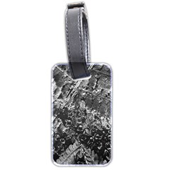 Fern Raindrops Spiderweb Cobweb Luggage Tags (two Sides) by Simbadda