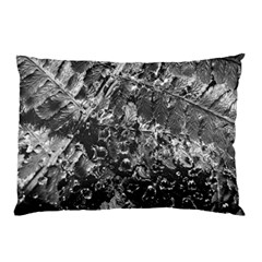 Fern Raindrops Spiderweb Cobweb Pillow Case (two Sides) by Simbadda