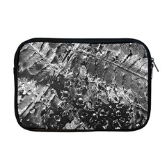 Fern Raindrops Spiderweb Cobweb Apple Macbook Pro 17  Zipper Case