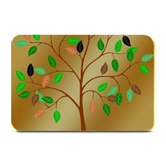 Tree Root Leaves Contour Outlines Plate Mats by Simbadda