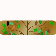 Tree Root Leaves Contour Outlines Large Bar Mats