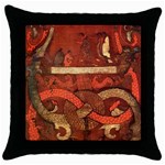 Works From The Local Throw Pillow Case (Black) Front