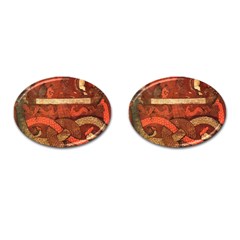 Works From The Local Cufflinks (oval) by Simbadda