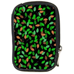 Leaves True Leaves Autumn Green Compact Camera Cases by Simbadda