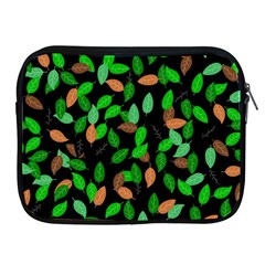 Leaves True Leaves Autumn Green Apple Ipad 2/3/4 Zipper Cases