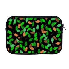 Leaves True Leaves Autumn Green Apple Macbook Pro 17  Zipper Case