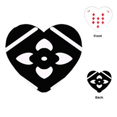 Pattern Background Playing Cards (heart) 