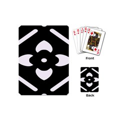 Pattern Background Playing Cards (mini)  by Simbadda