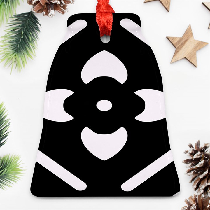 Pattern Background Bell Ornament (Two Sides)