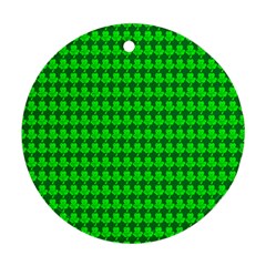 St  Patricks Day Green Ornament (round) by PhotoNOLA