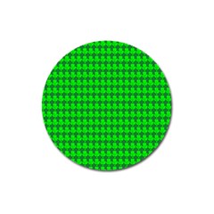 St  Patricks Day Green Magnet 3  (round) by PhotoNOLA