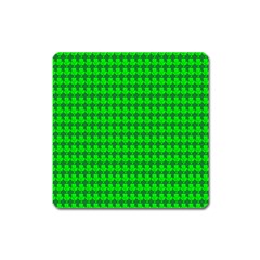 St  Patricks Day Green Square Magnet by PhotoNOLA