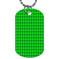 St  Patricks Day Green Dog Tag (one Side) by PhotoNOLA