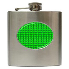 St  Patricks Day Green Hip Flask (6 Oz) by PhotoNOLA