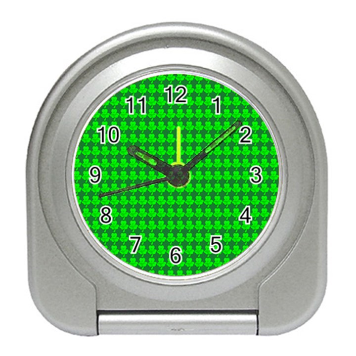 St  Patricks Day Green Travel Alarm Clocks