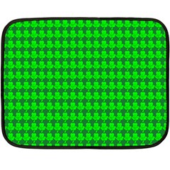 St  Patricks Day Green Double Sided Fleece Blanket (mini)  by PhotoNOLA