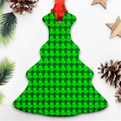 St  Patricks Day Green Ornament (christmas Tree) 