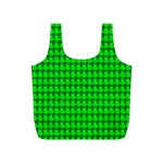 St  Patricks Day Green Full Print Recycle Bags (S)  Front