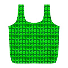 St  Patricks Day Green Full Print Recycle Bags (l) 