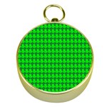 St  Patricks Day Green Gold Compasses Front