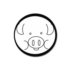 Pig Logo Magnet 3  (round) by Simbadda