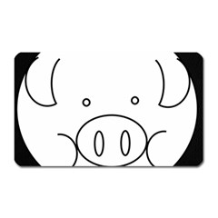 Pig Logo Magnet (rectangular) by Simbadda