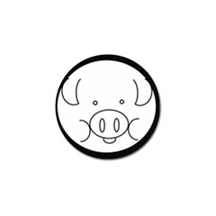 Pig Logo Golf Ball Marker by Simbadda