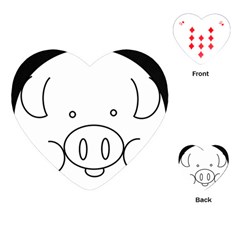 Pig Logo Playing Cards (heart) 