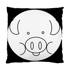 Pig Logo Standard Cushion Case (two Sides) by Simbadda