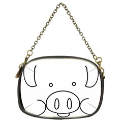 Pig Logo Chain Purses (two Sides)  by Simbadda